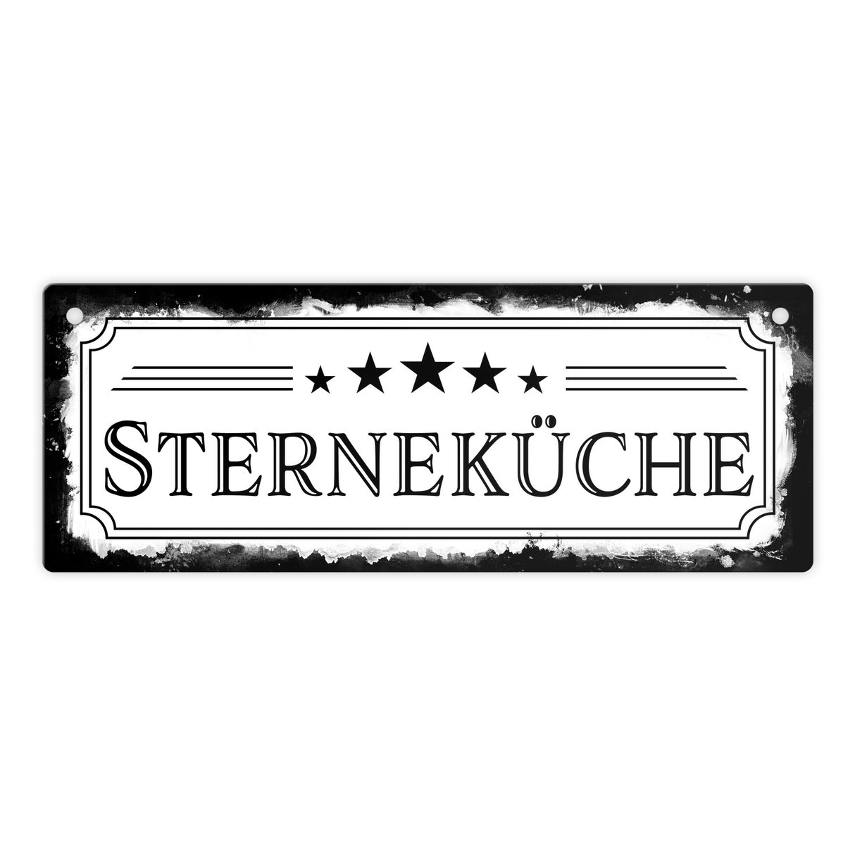 Sterneküche Metallschild für die Küche