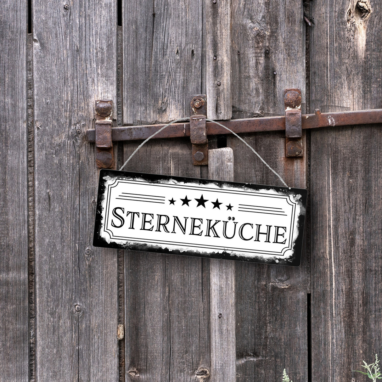 Sterneküche Metallschild für die Küche
