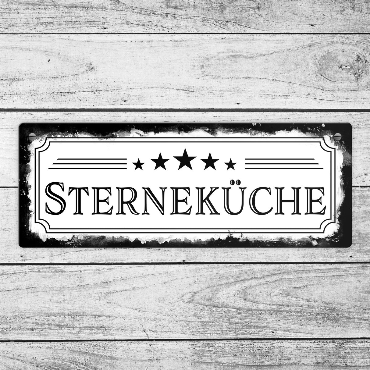 Sterneküche Metallschild für die Küche