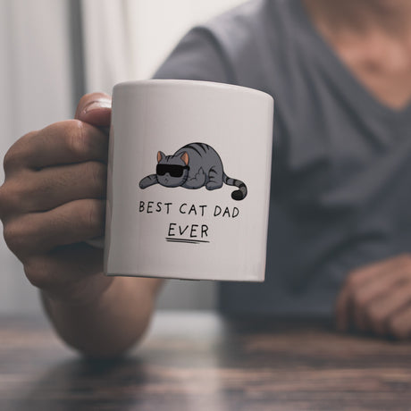 Best cat dad ever Katzen Kaffeebecher