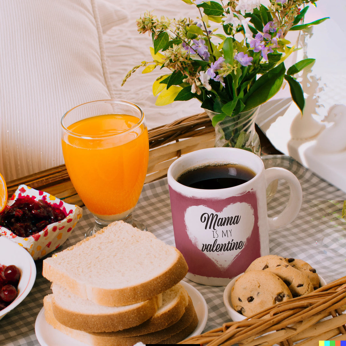 Mama is my valentine Kaffeebecher zum Valentinstag