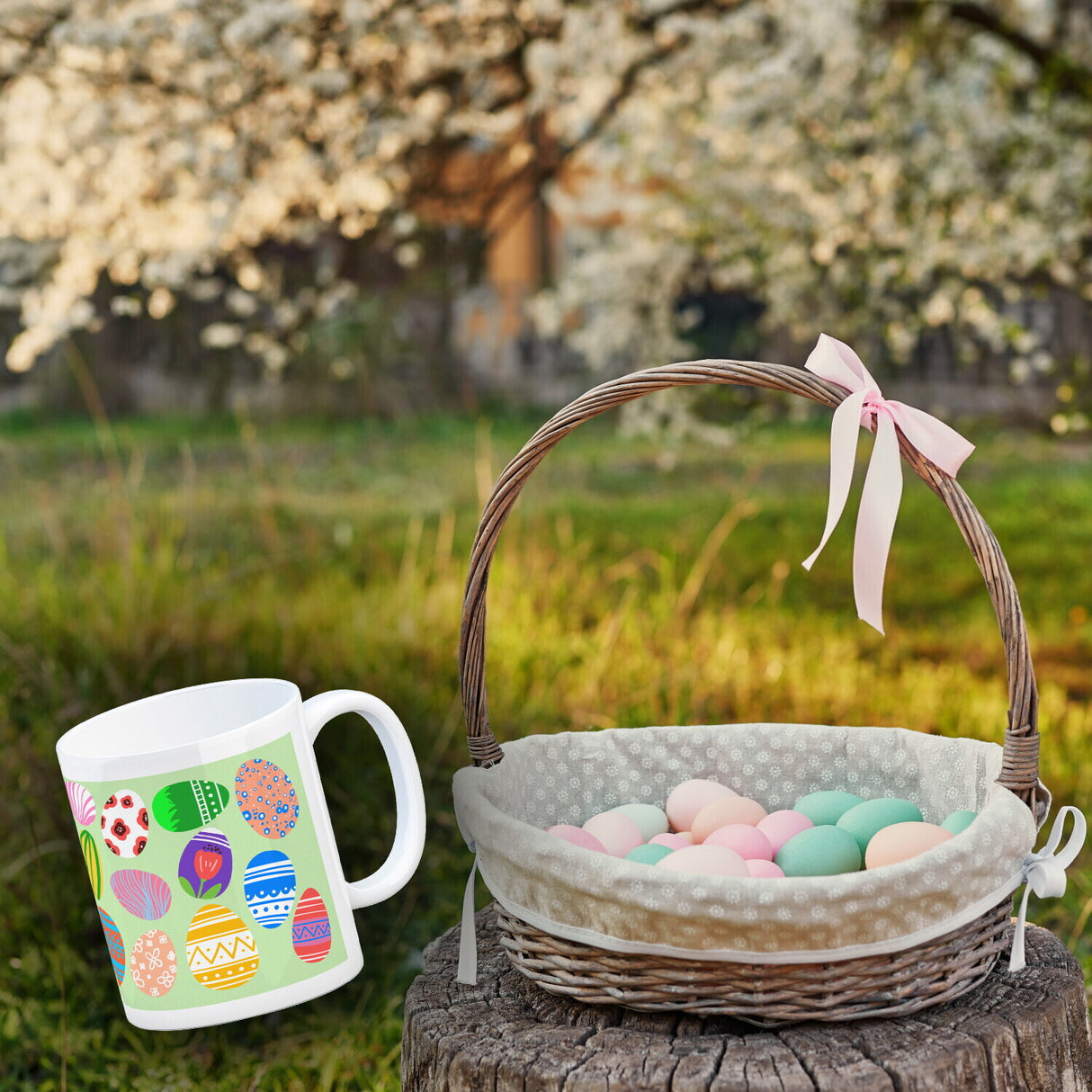 Eier Kaffeebecher für Ostern
