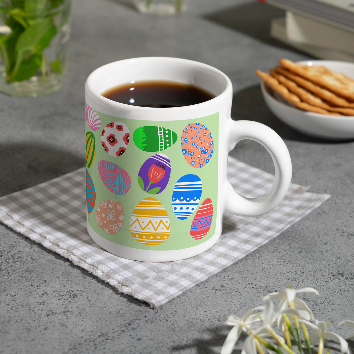 Eier Kaffeebecher für Ostern