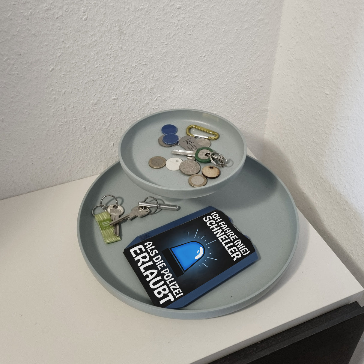 Ich fahre (nie) schneller als die Polizei erlaubt witzige Parkscheibe