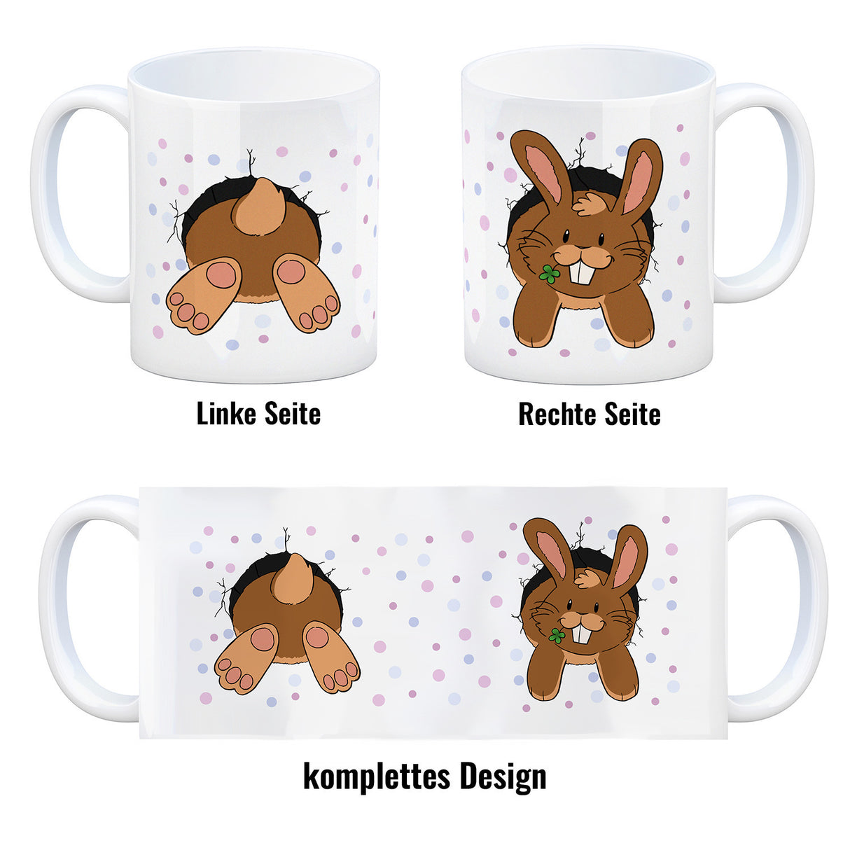 Hasenbau Kaninchen Kaffeebecher