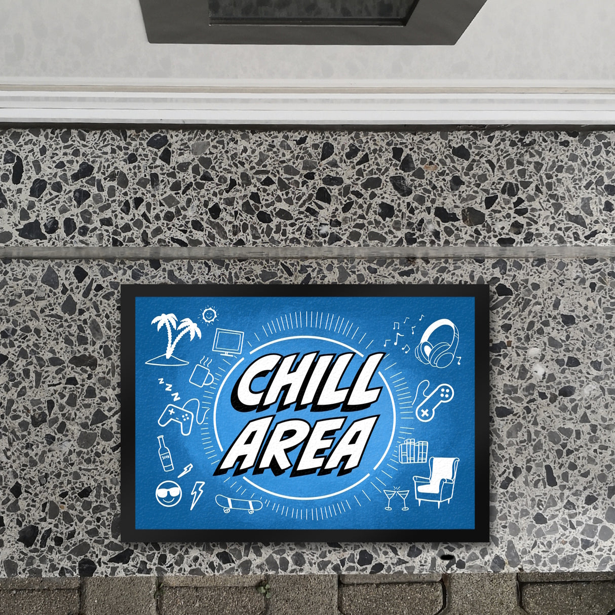 Chill Area Icons Fußmatte