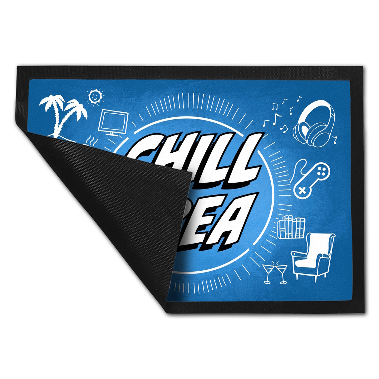Chill Area Icons Fußmatte