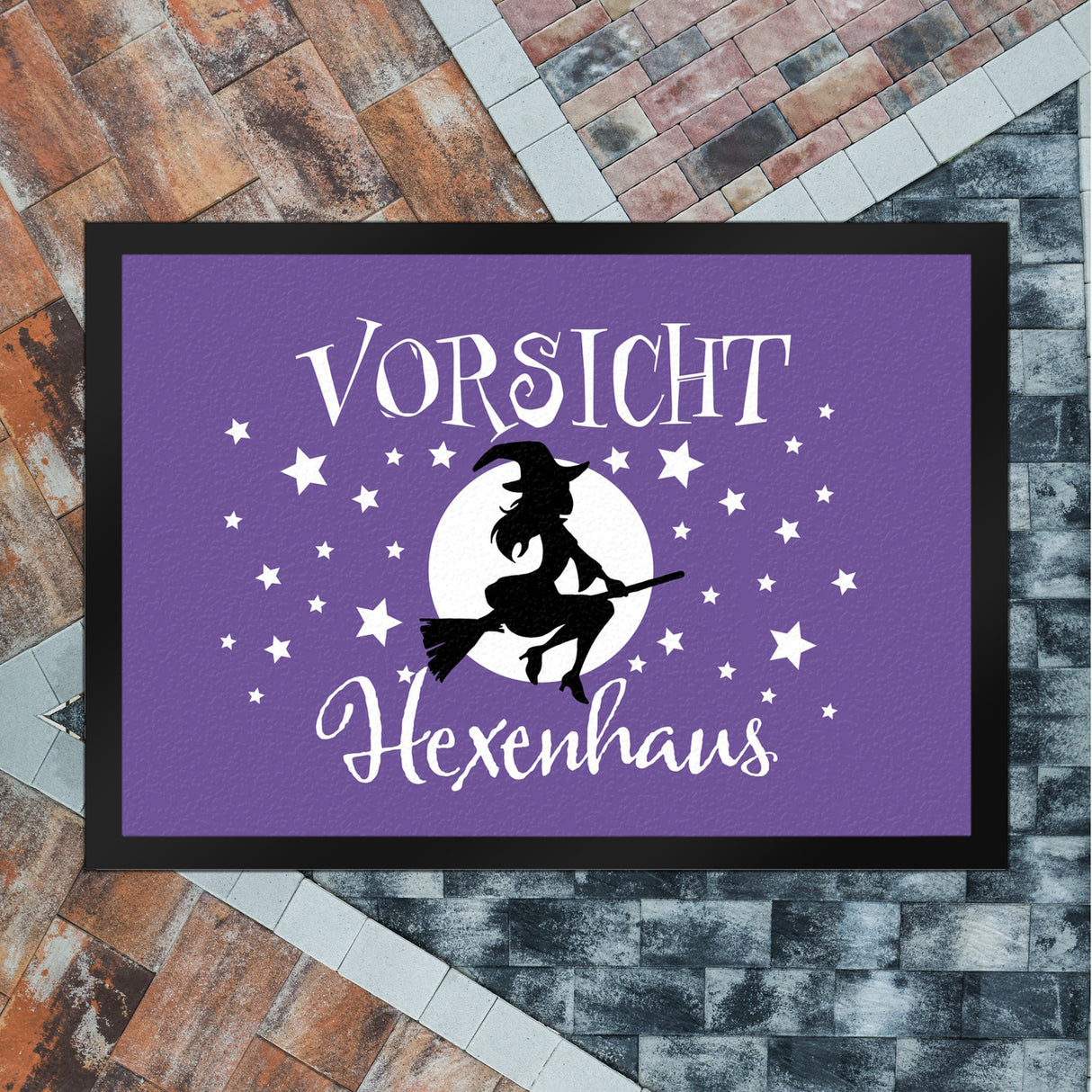 Vorsicht Hexenhaus Fußmatte