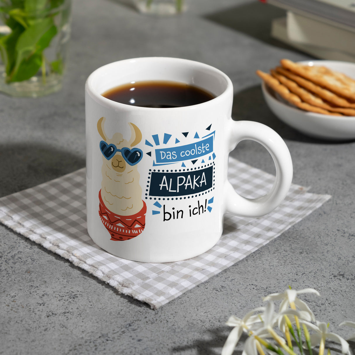 Das coolste Alpaka bin ich Kaffeebecher