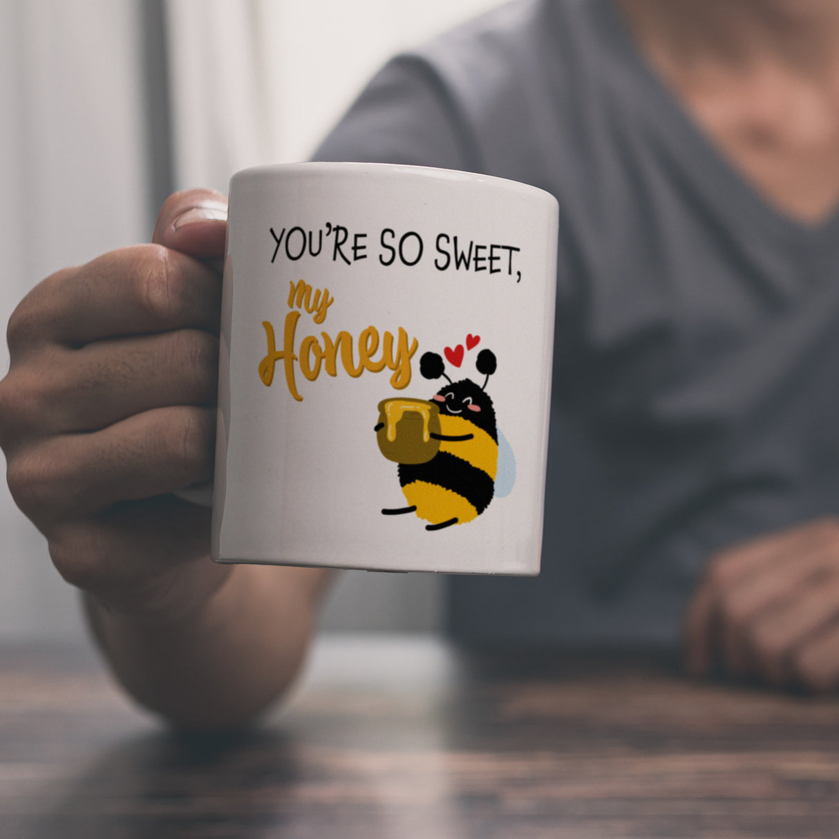 You're so sweet, my honey Kaffeebecher mit süßer Biene