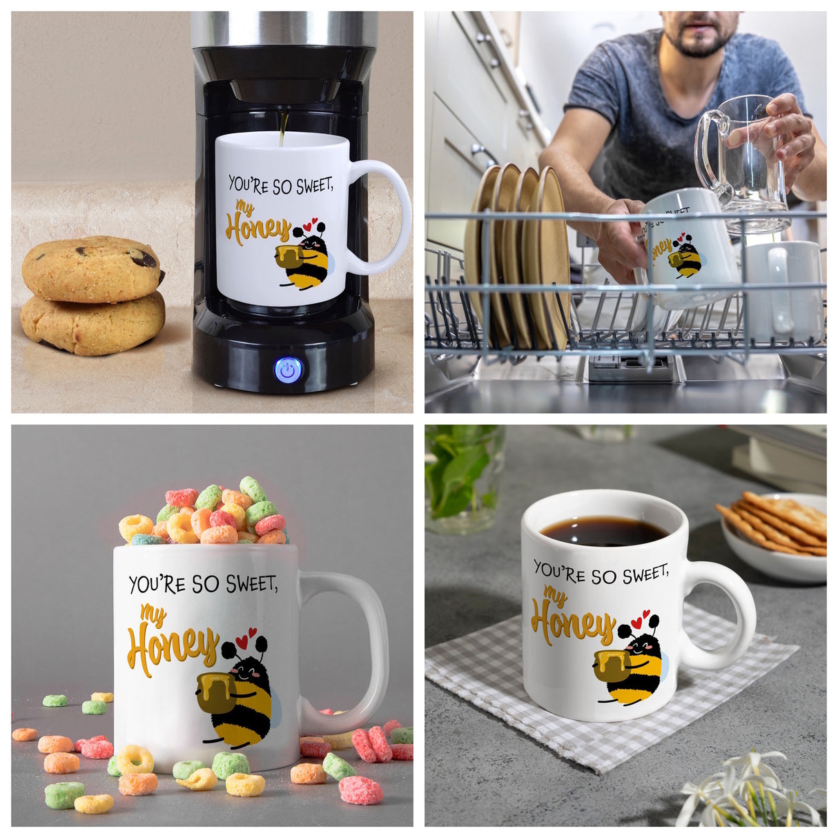 You're so sweet, my honey Kaffeebecher mit süßer Biene