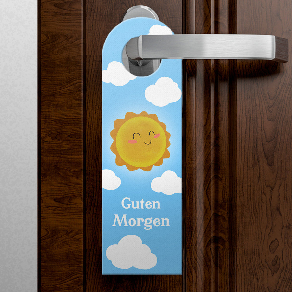 Gute Nacht - guten Morgen Mond und Sonne Türhänger