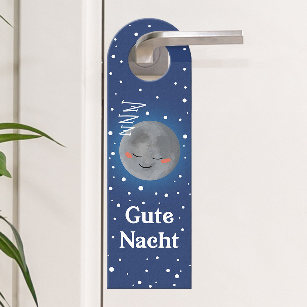 Gute Nacht - guten Morgen Mond und Sonne Türhänger