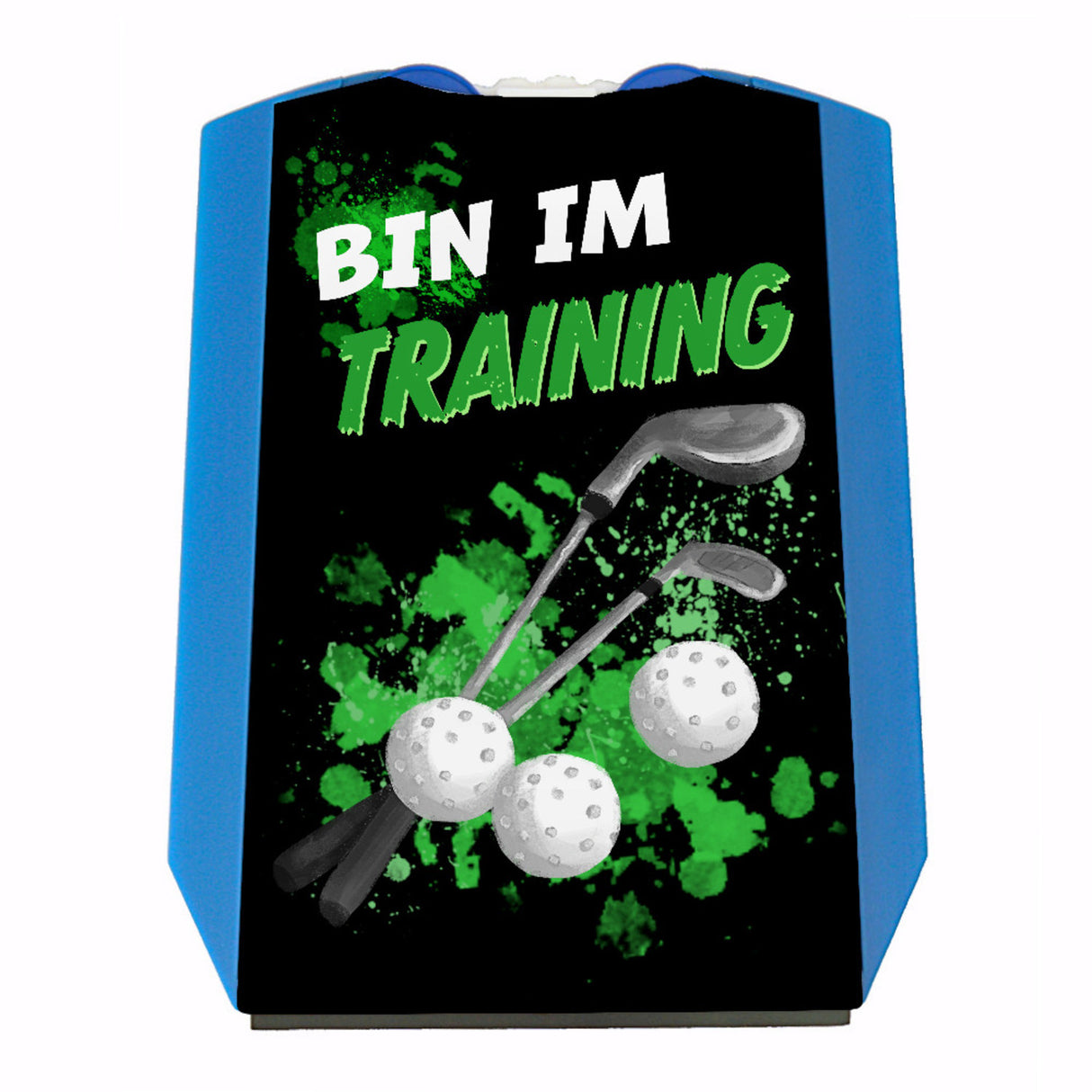 Bin im Training Golf Parkscheibe mit 2 Einkaufswagenchips