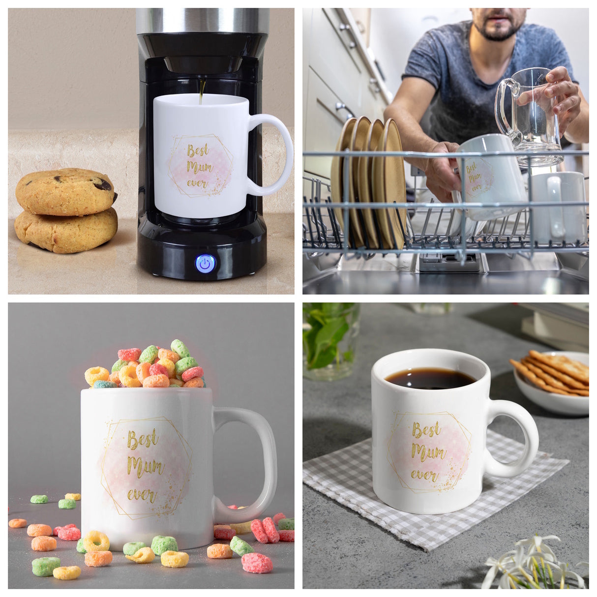 Best Mom ever Kaffeebecher als Geschenk zum Muttertag