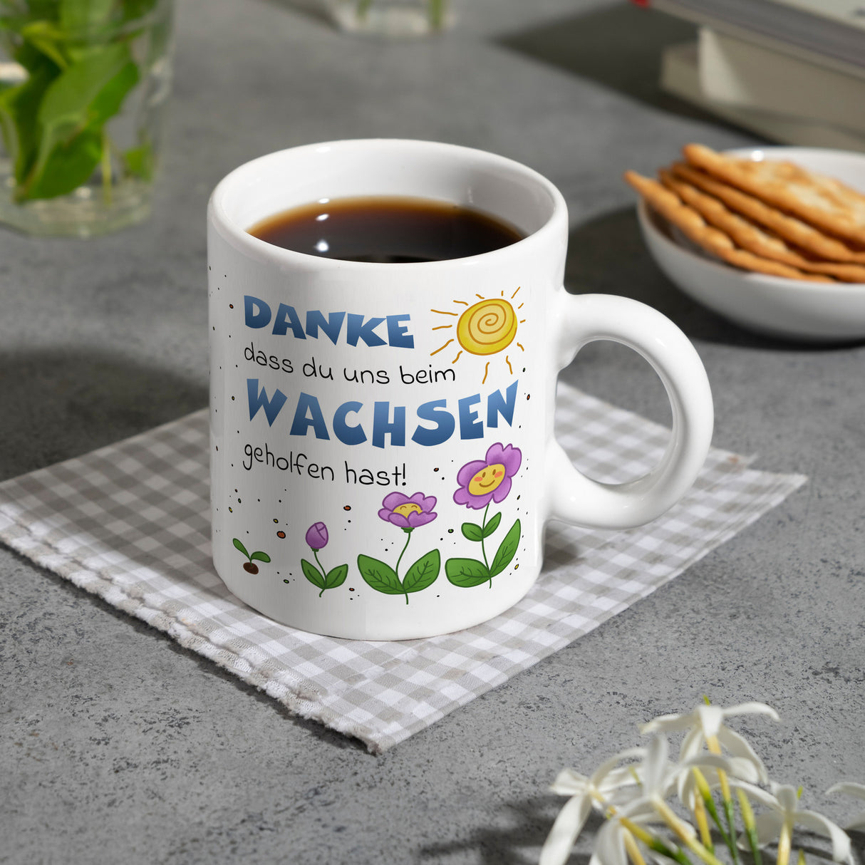 Danke Kaffeebecher für Erzieherinnen und Kindergärtnerinnen
