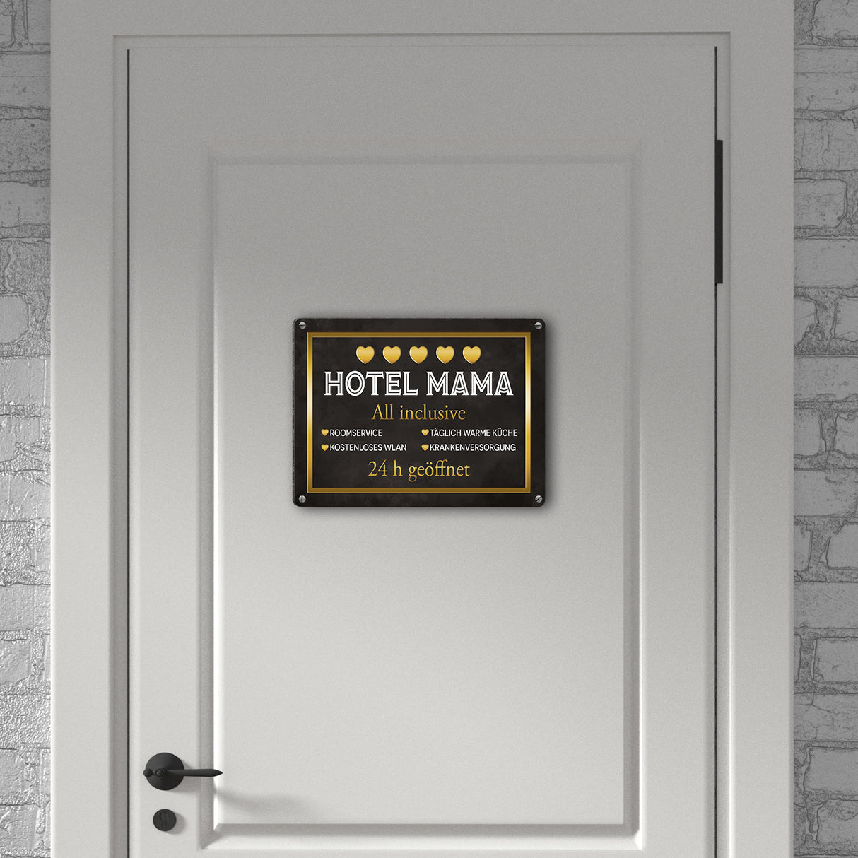 Hotel Mama - All inclusive Metallschild