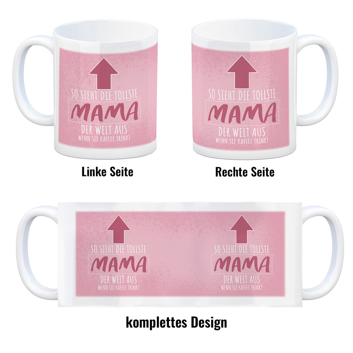 So sieht die tollste Mama der Welt aus wenn sie Kaffee trinkt Kaffeebecher