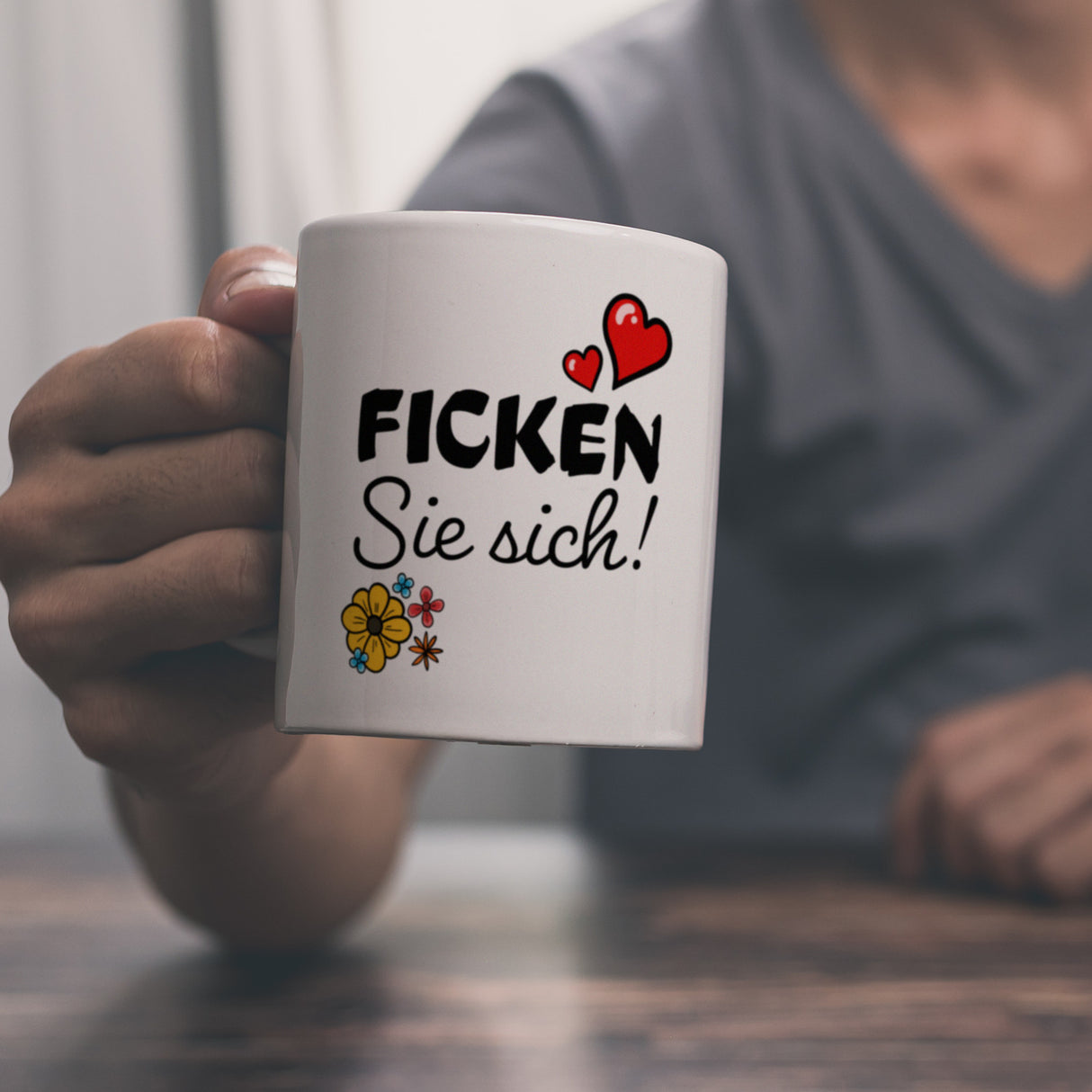 Ficken Sie sich witziger Kaffeebecher für Kollegen