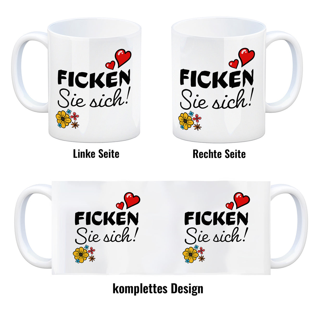 Ficken Sie sich witziger Kaffeebecher für Kollegen