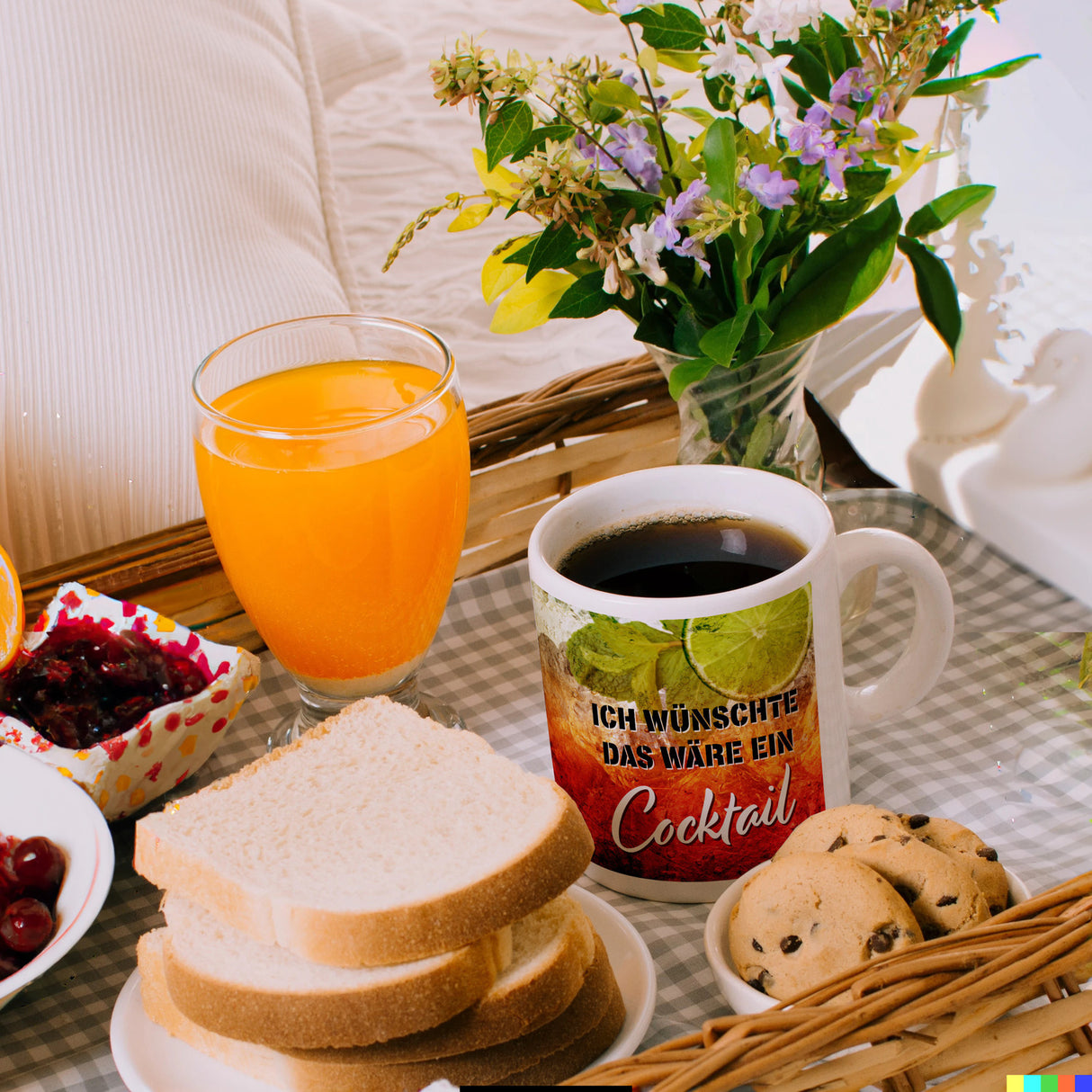 Ich wünschte das wäre ein Cocktail Kaffeebecher mit Cocktailmotiv