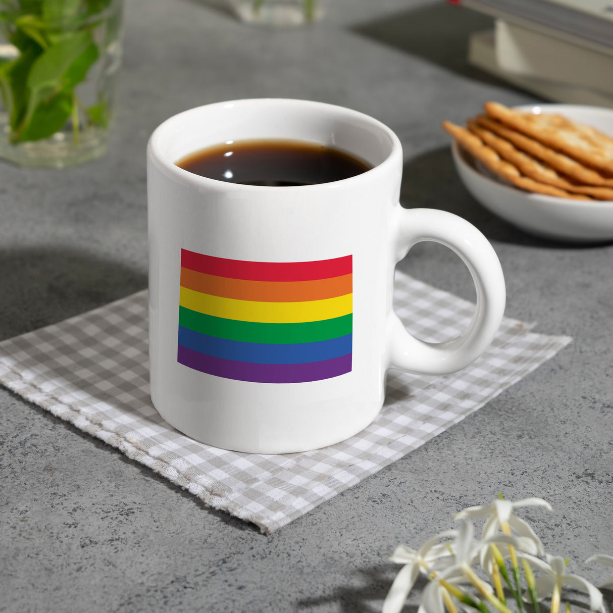 Pride Flagge Gleichberechtigung Kaffeebecher