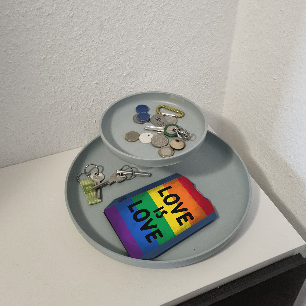 LGBT Flagge Parkscheibe für mehr Gleichberechtigung