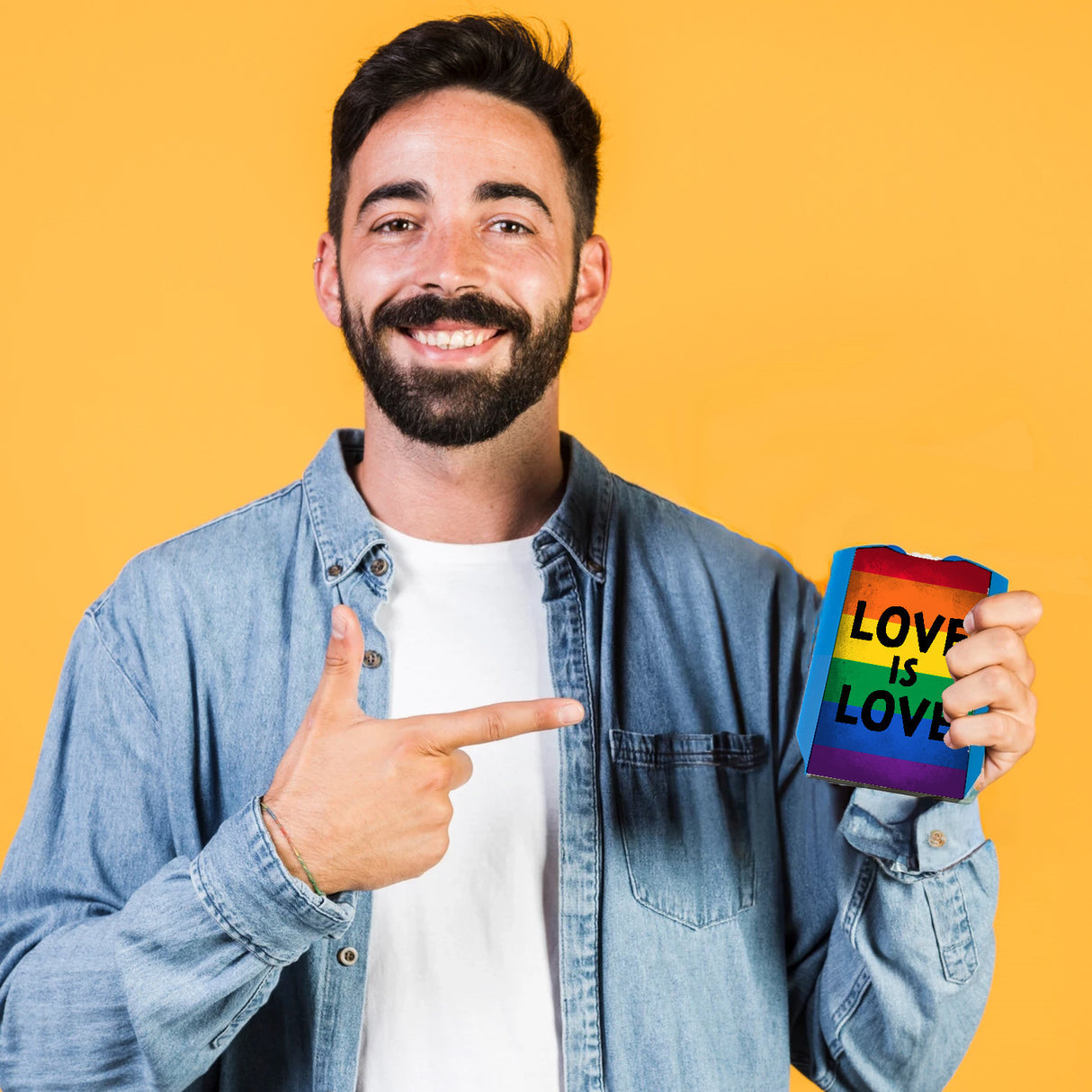 LGBT Flagge Parkscheibe für mehr Gleichberechtigung