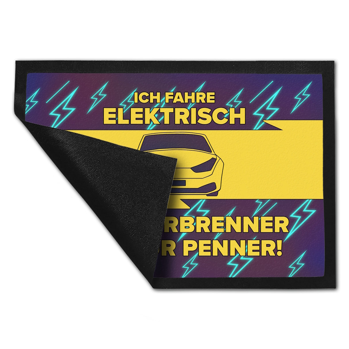 Ich fahre elektrisch… Fußmatte für Elektroauto Fahrer
