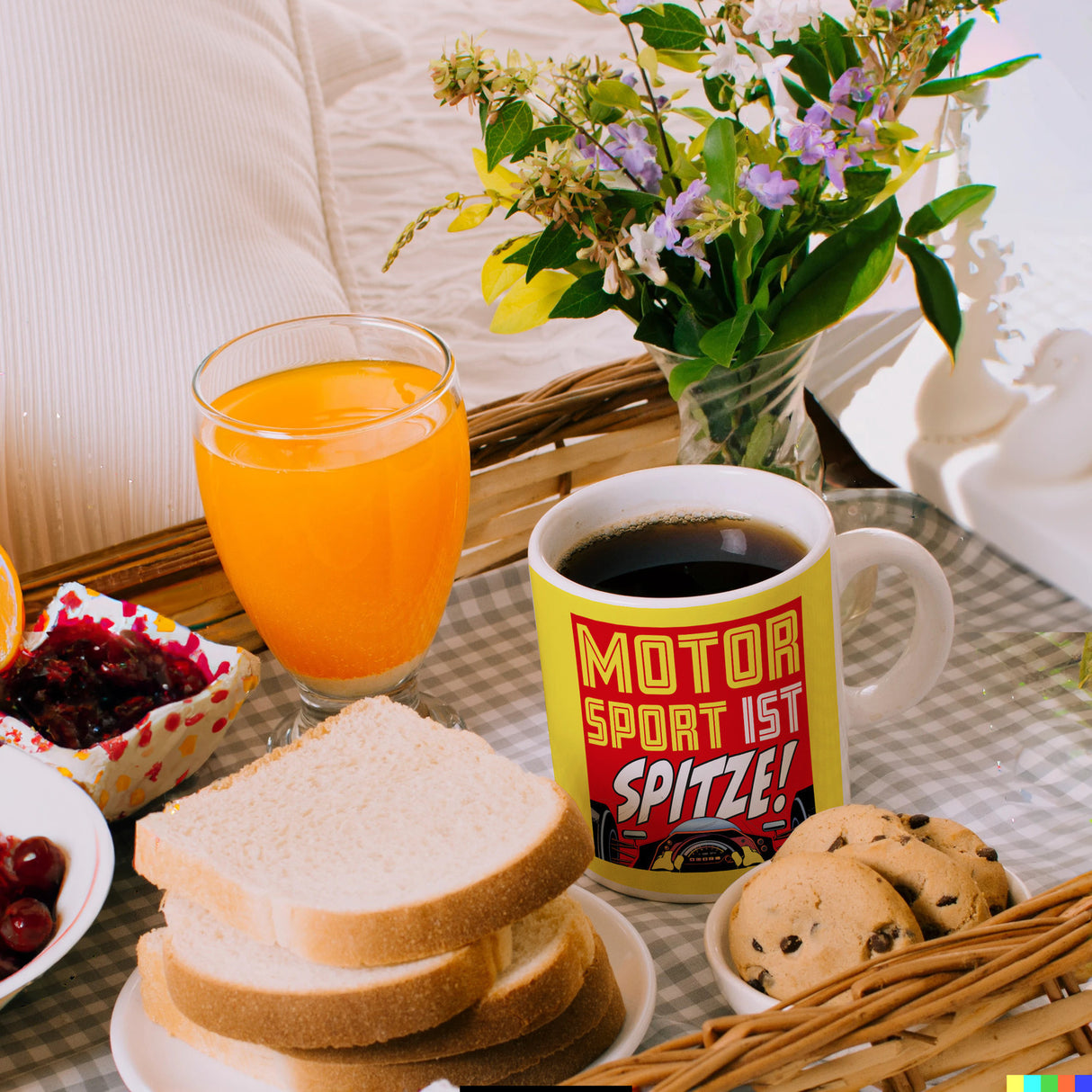 Motorsport ist spitze! Rennwagen Kaffeebecher