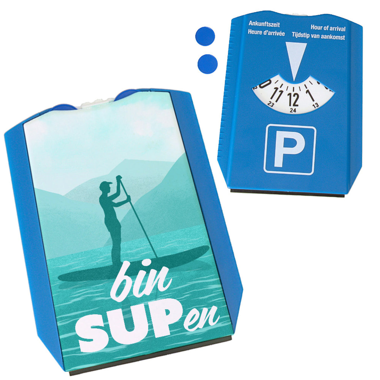 Bin SUPen Parkscheibe für Stand-Up-Paddler