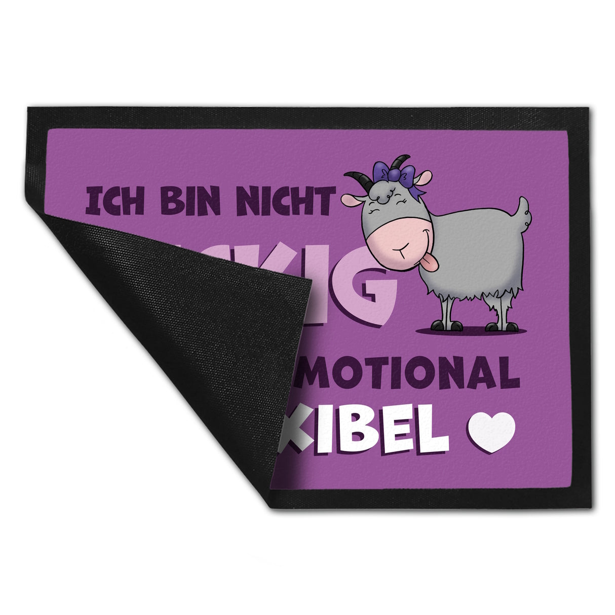Ich bin nicht zickig ich bin emotional flexibel Ziege Fußmatte
