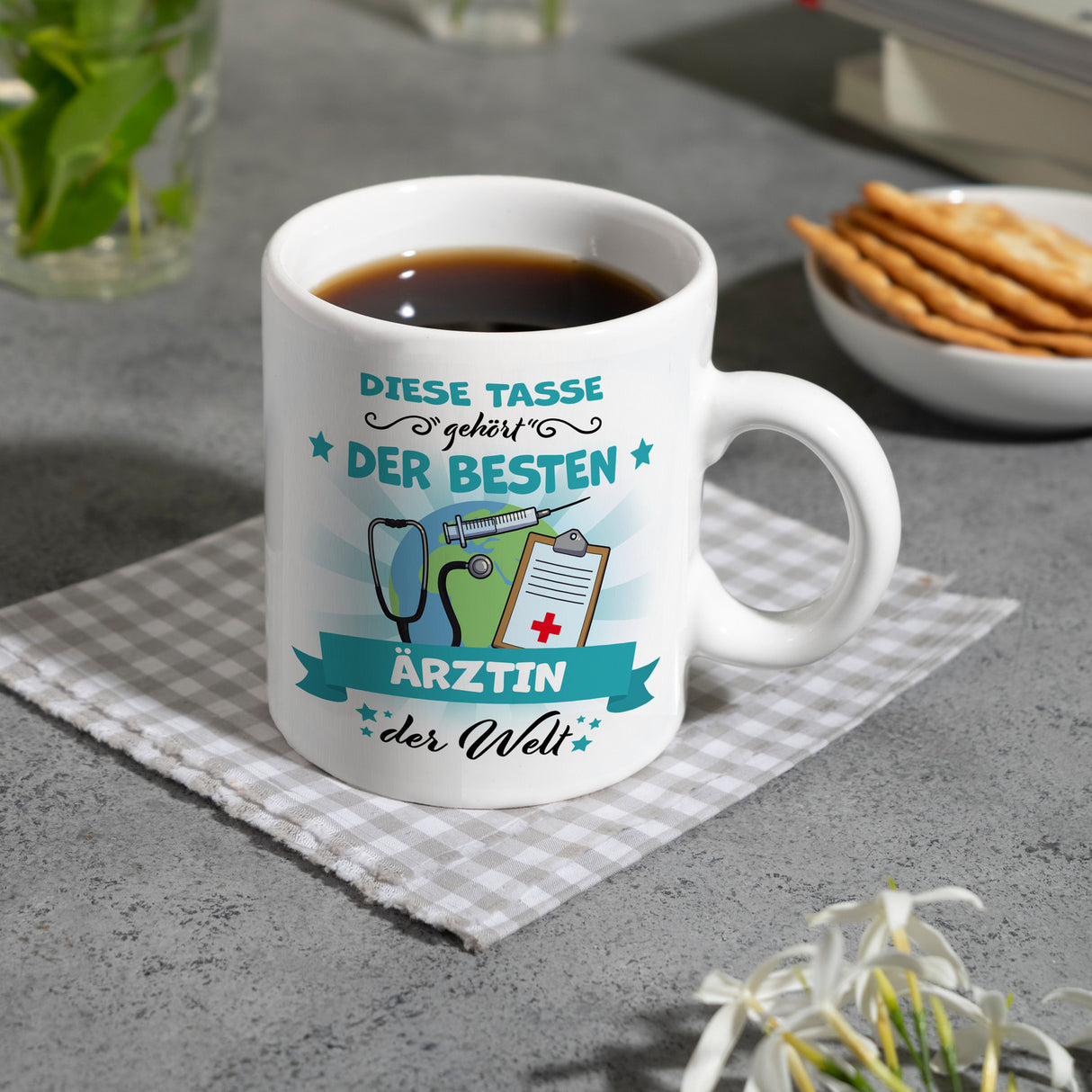 Beste Ärztin der Welt Kaffeebecher