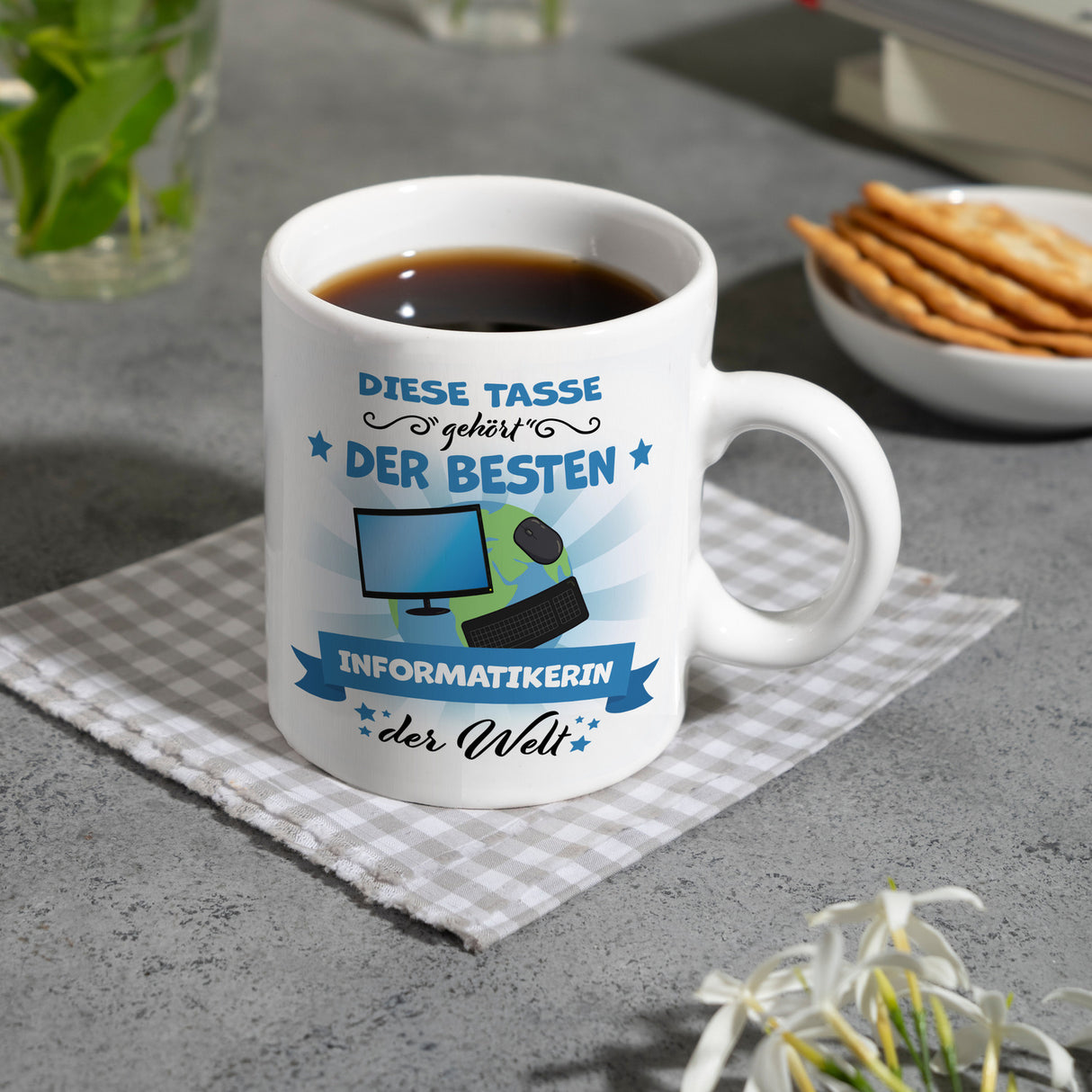 Beste Informatikerin der Welt Kaffeebecher