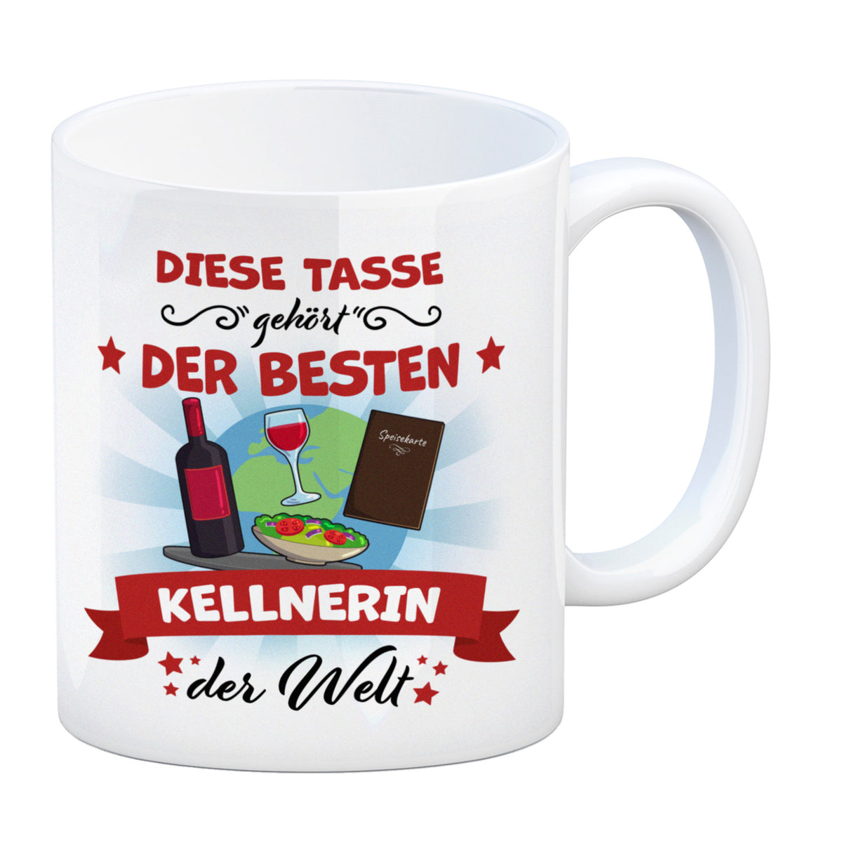 Beste Kellnerin der Welt Kaffeebecher