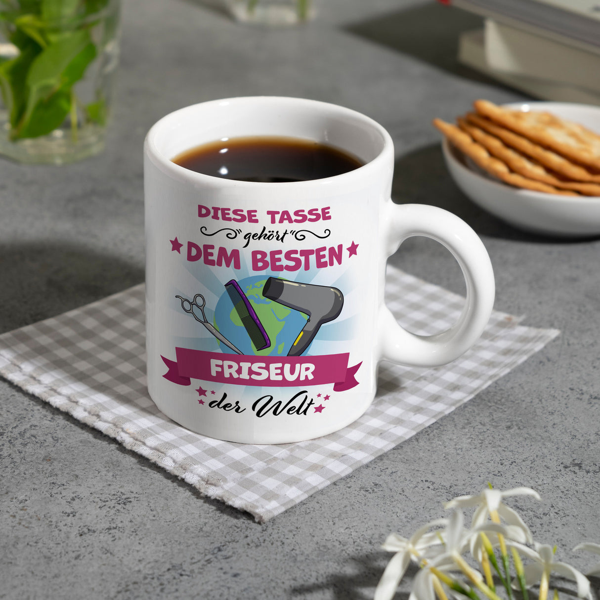 Bester Friseur der Welt Kaffeebecher