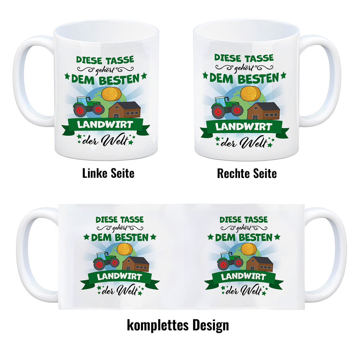 Bester Landwirt der Welt Kaffeebecher