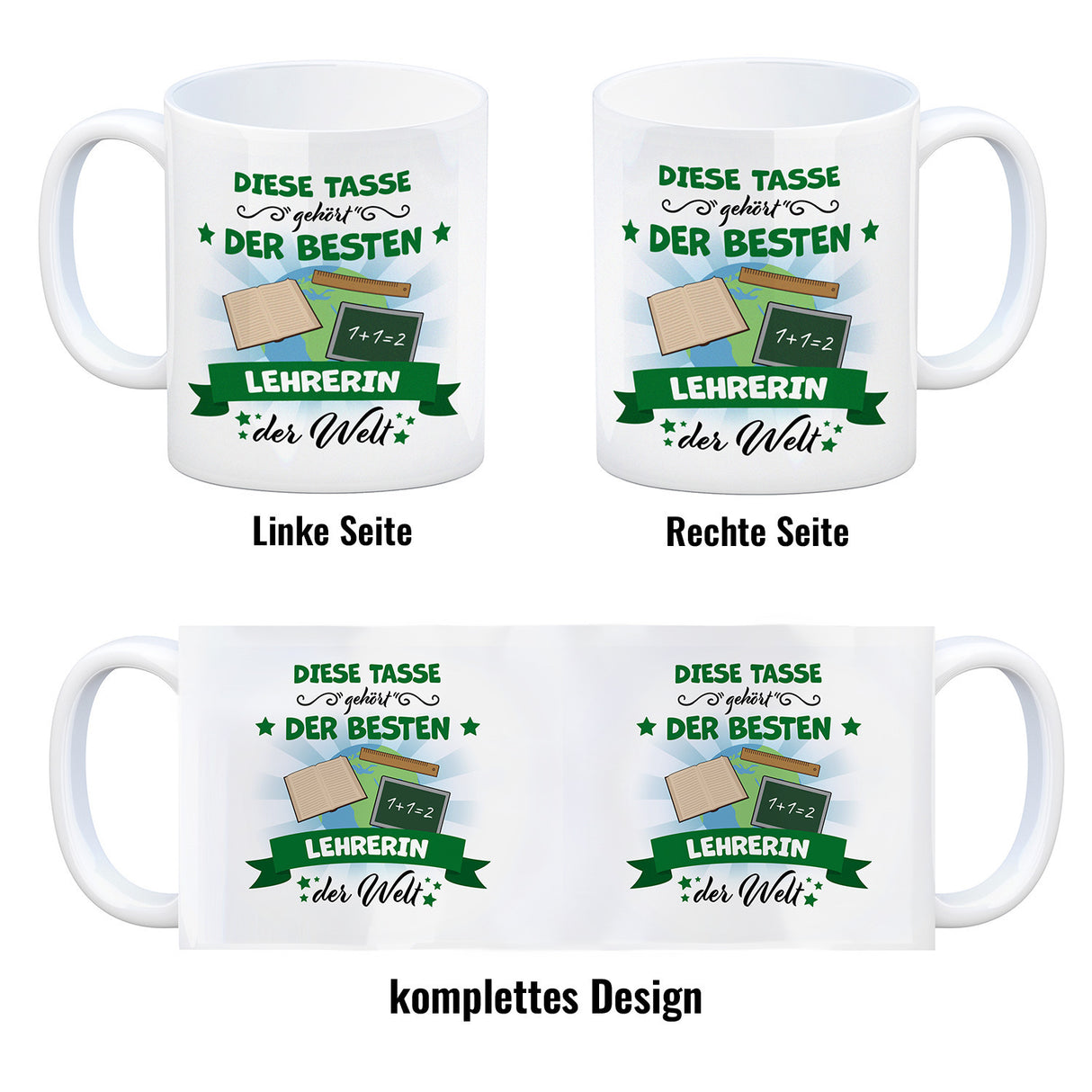 Beste Lehrerin der Welt Kaffeebecher