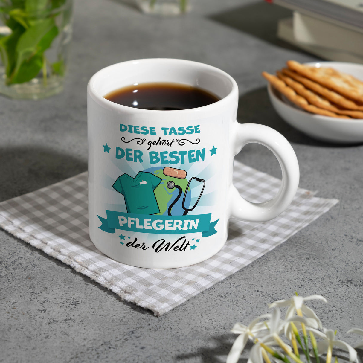 Beste Pflegerin der Welt Kaffeebecher