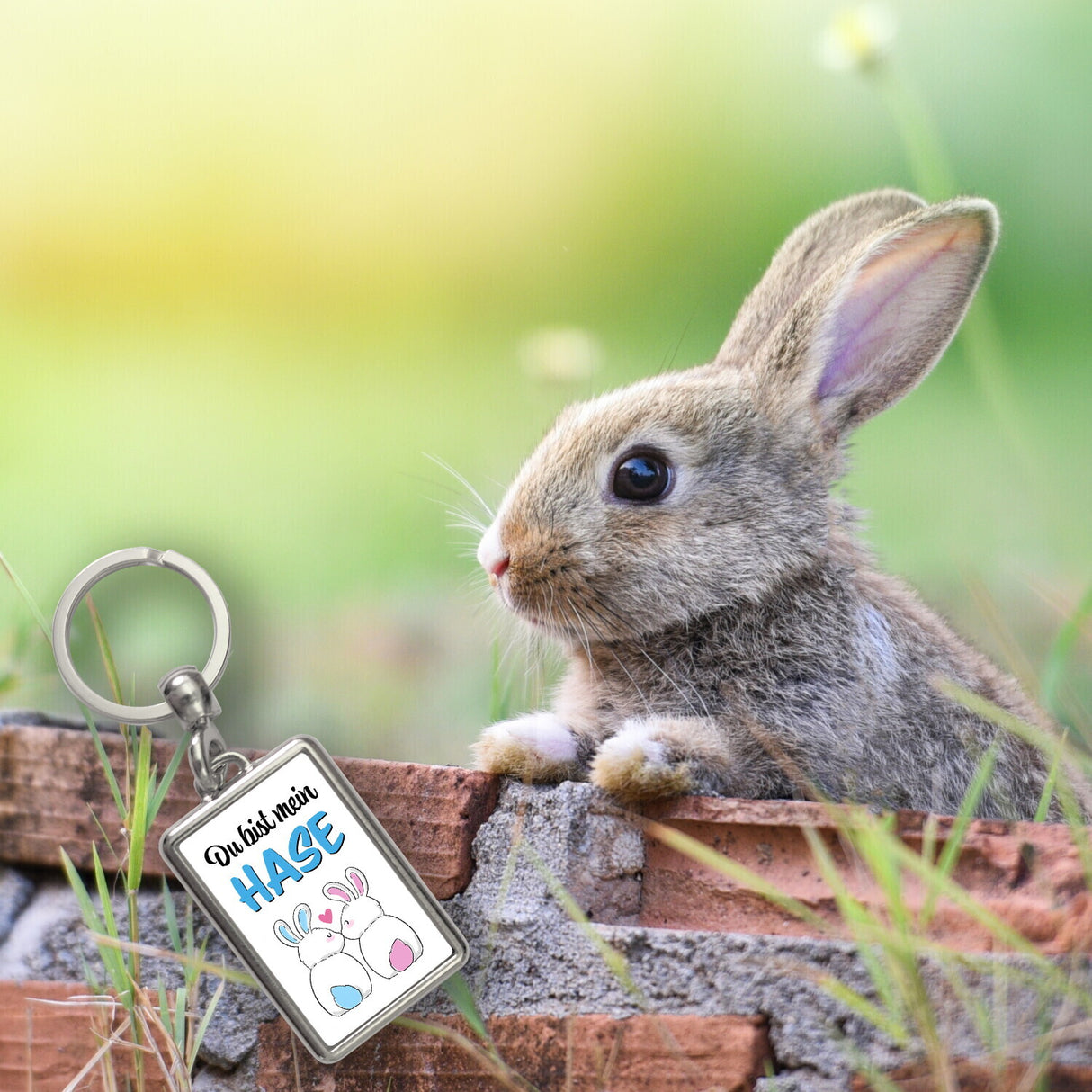 Du bist mein Hase Schlüsselanhänger