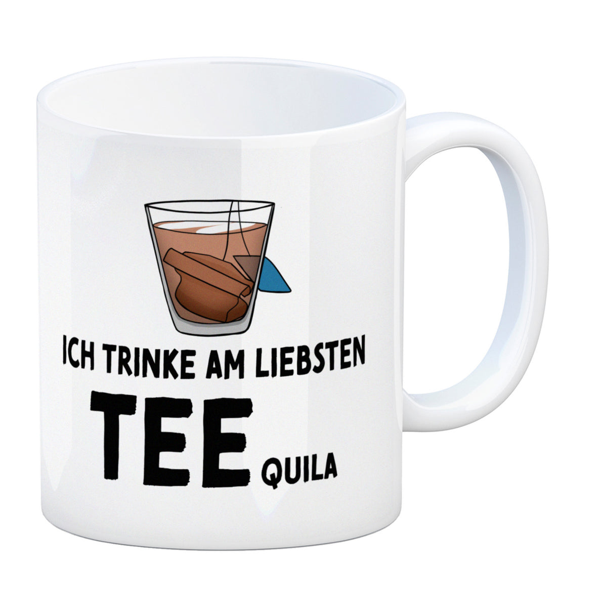 Teequila Kaffeebecher Lustiger Spruch, witziges Motiv Jetzt kaufen
