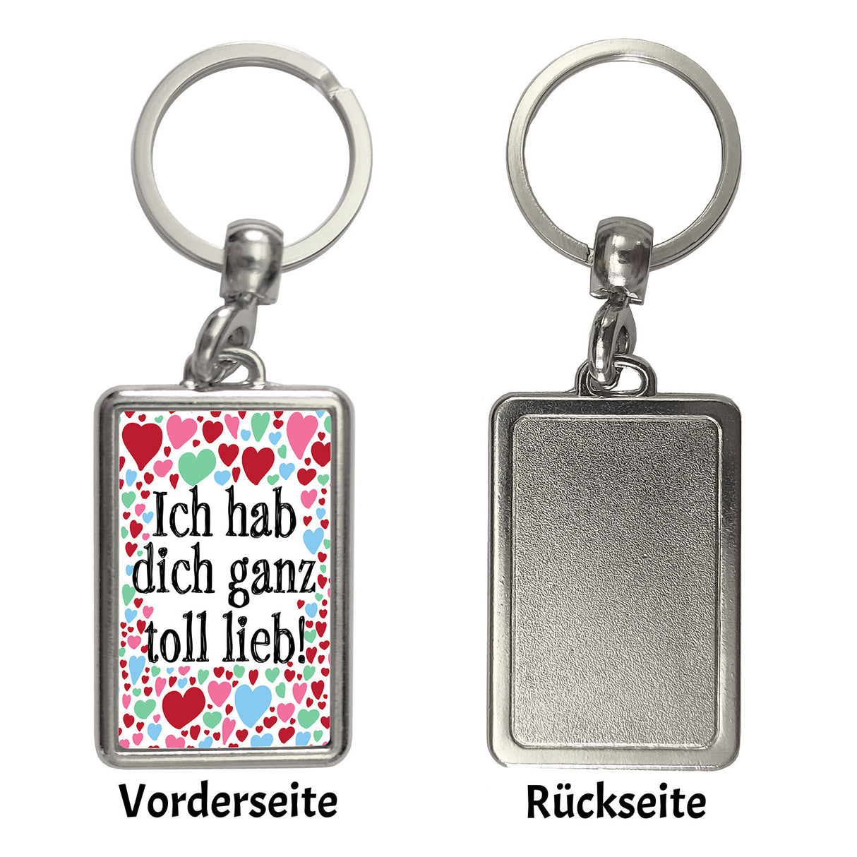 Ich hab dich ganz toll lieb Schlüsselanhänger
