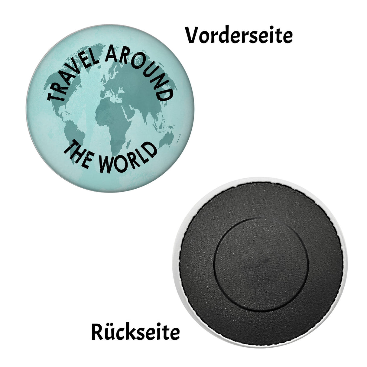 Travel around the World Weltkarte Kühlschrankmagnet
