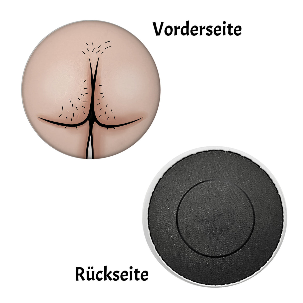 Behaarter Hintern Kühlschrankmagnet