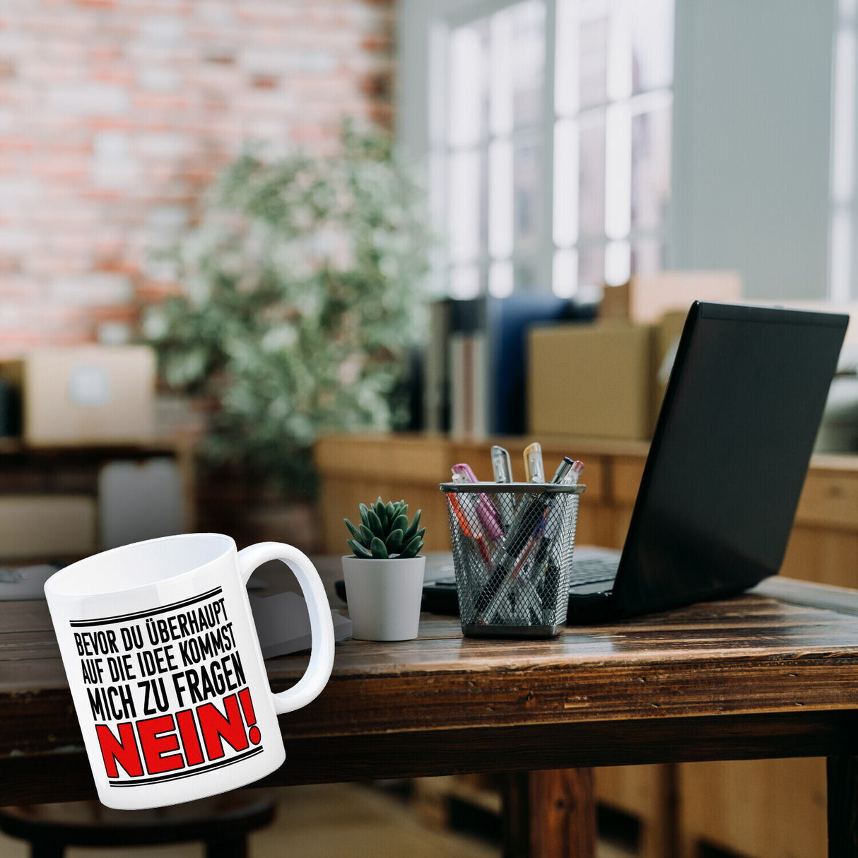 Bevor du auf die Idee kommst zu fragen - Nein! Kaffeebecher