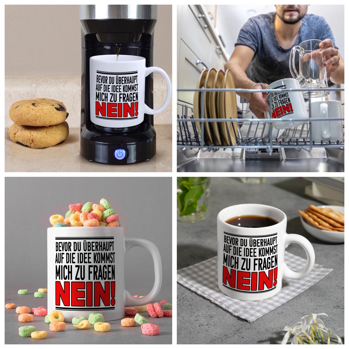 Bevor du auf die Idee kommst zu fragen - Nein! Kaffeebecher