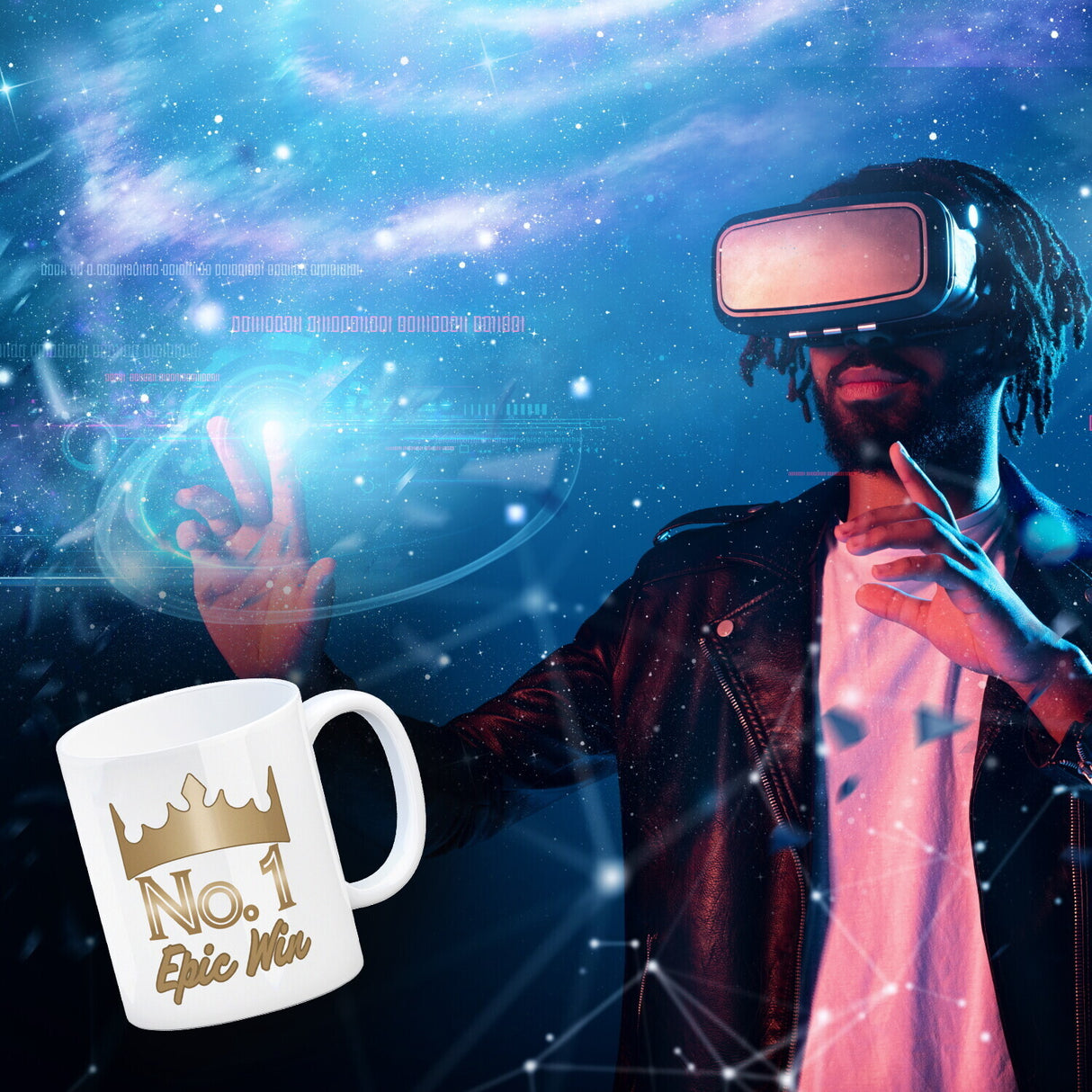 Epic Win Zocker Kaffeebecher für den Besten der Besten