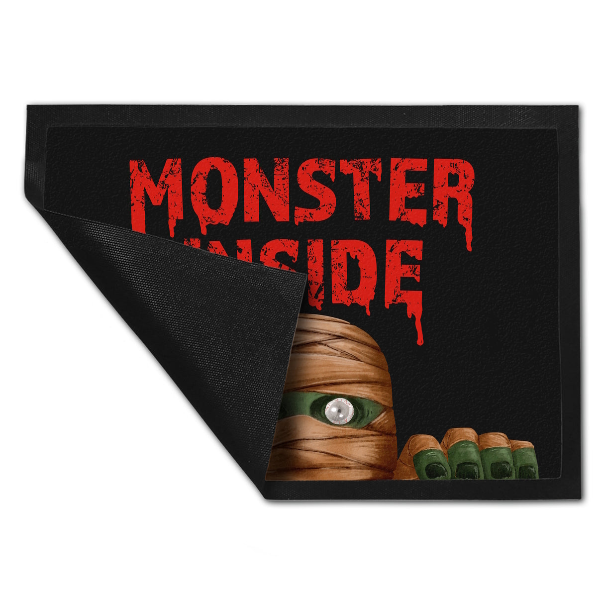 Monster Inside Halloween Fußmatte mit gruseligem Mumie Motiv