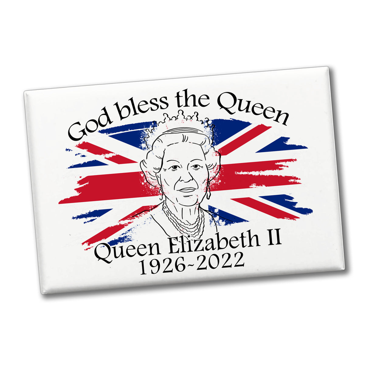 God bless the Queen Souvenir Magnet