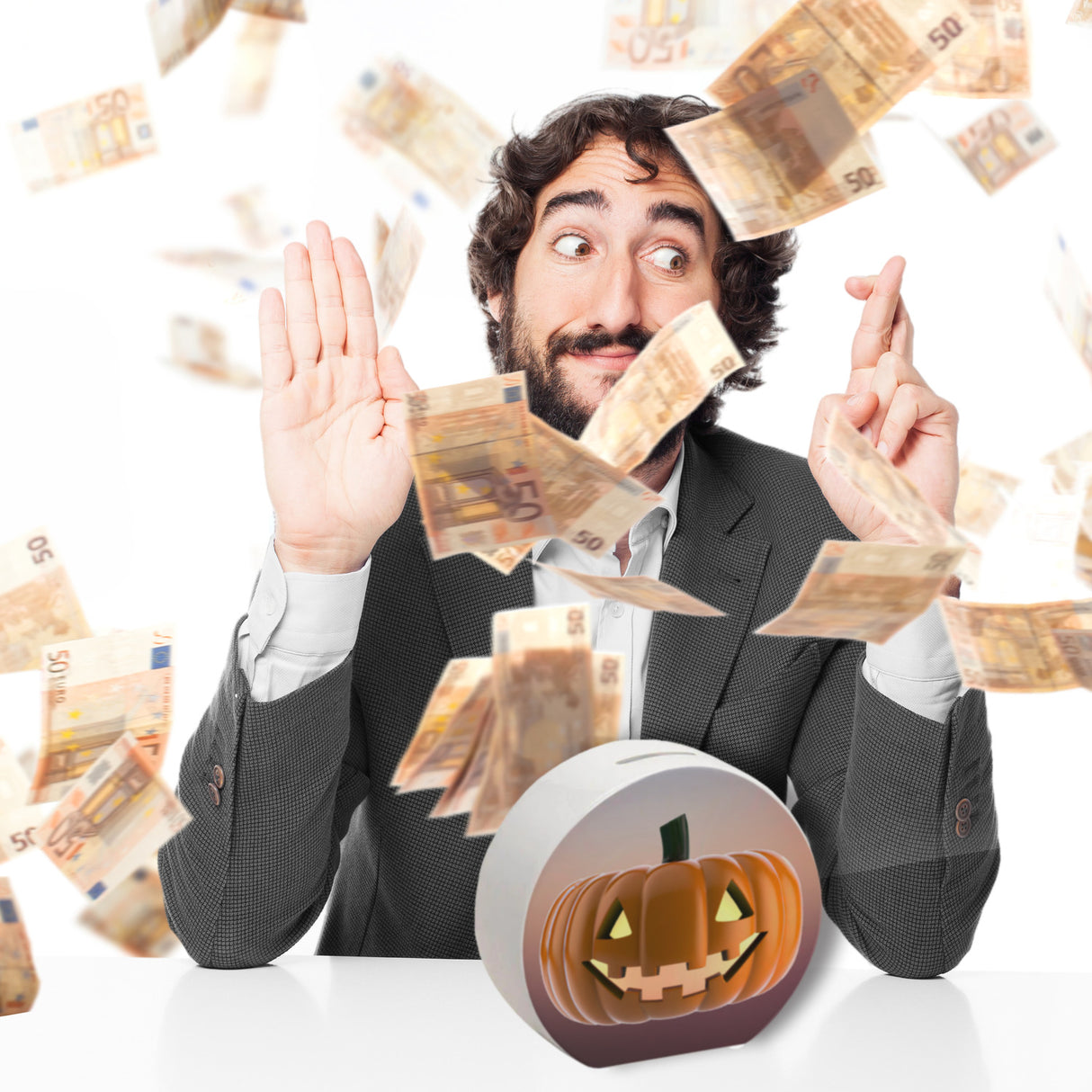 Halloween Kürbis Spardose